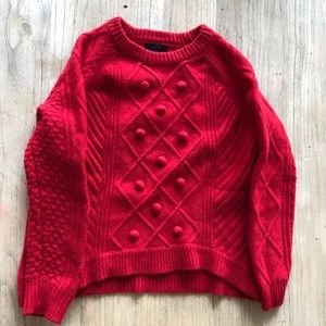 J. Crew Red Sweater